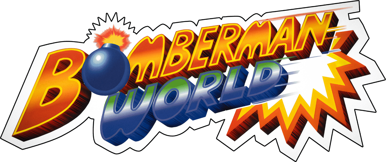 Bomberman World logo for Playstation